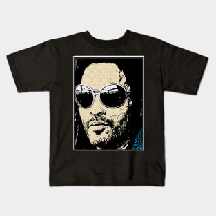 Pop Art Style Men Cool Glasses Kids T-Shirt